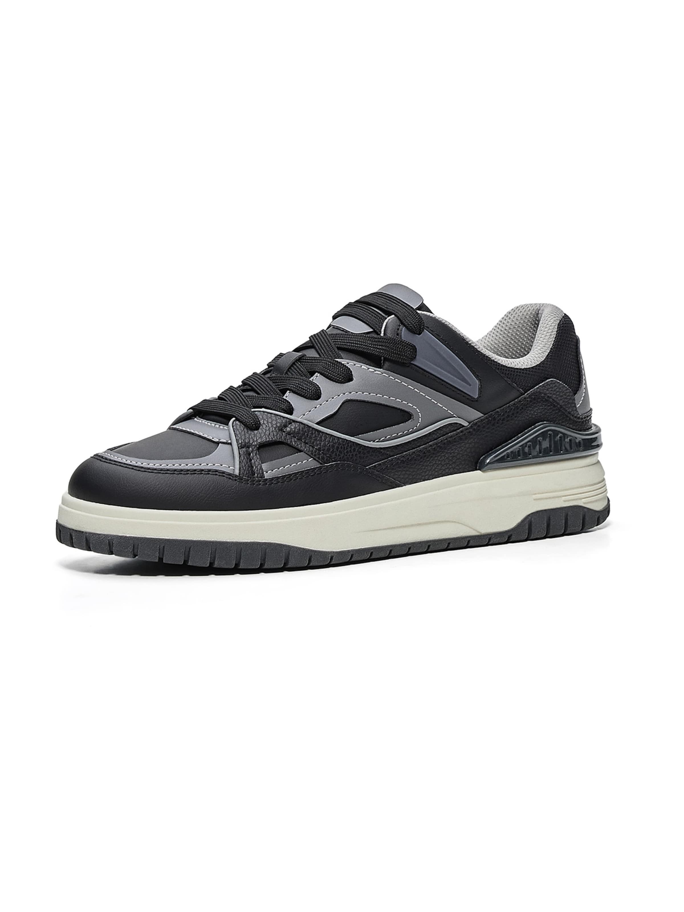 Bershka Sneakersy niskie w kolorze czarny: przód