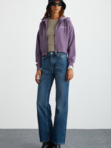 Grimelange - Sudadera con cremallera en lila