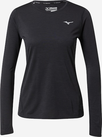 MIZUNO Performance shirt 'Impulse Core' in Black: front