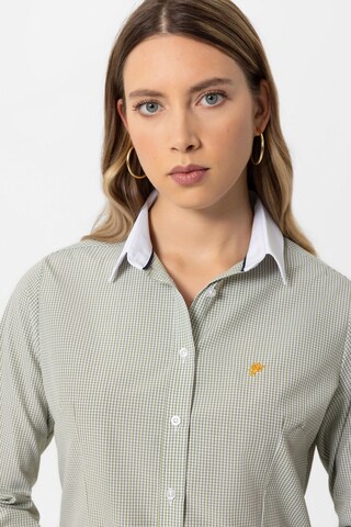 DENIM CULTURE Bluse i grøn