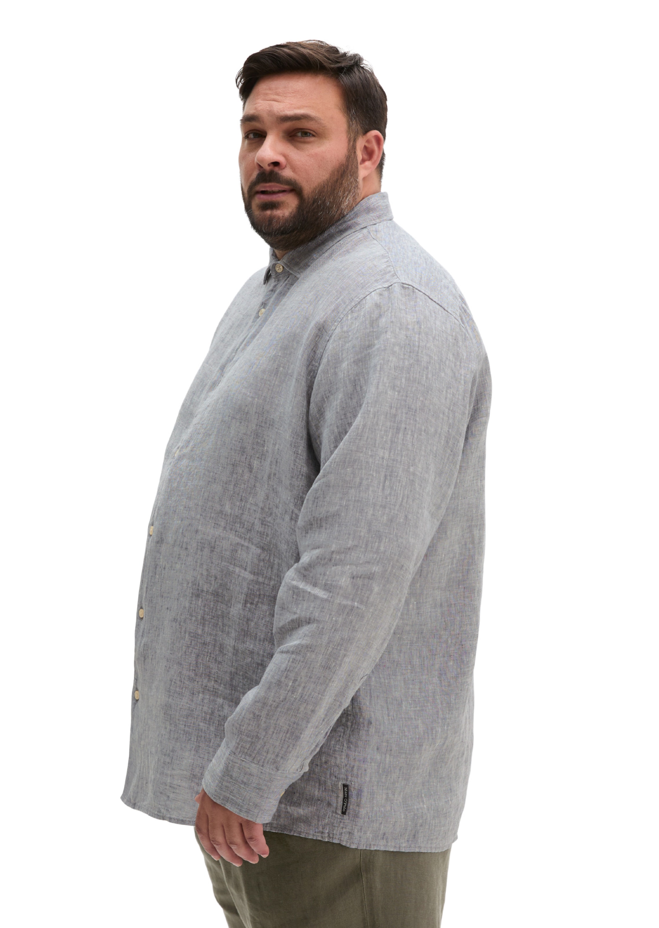 Marc O'Polo Regular fit Button Up Shirt in Blue