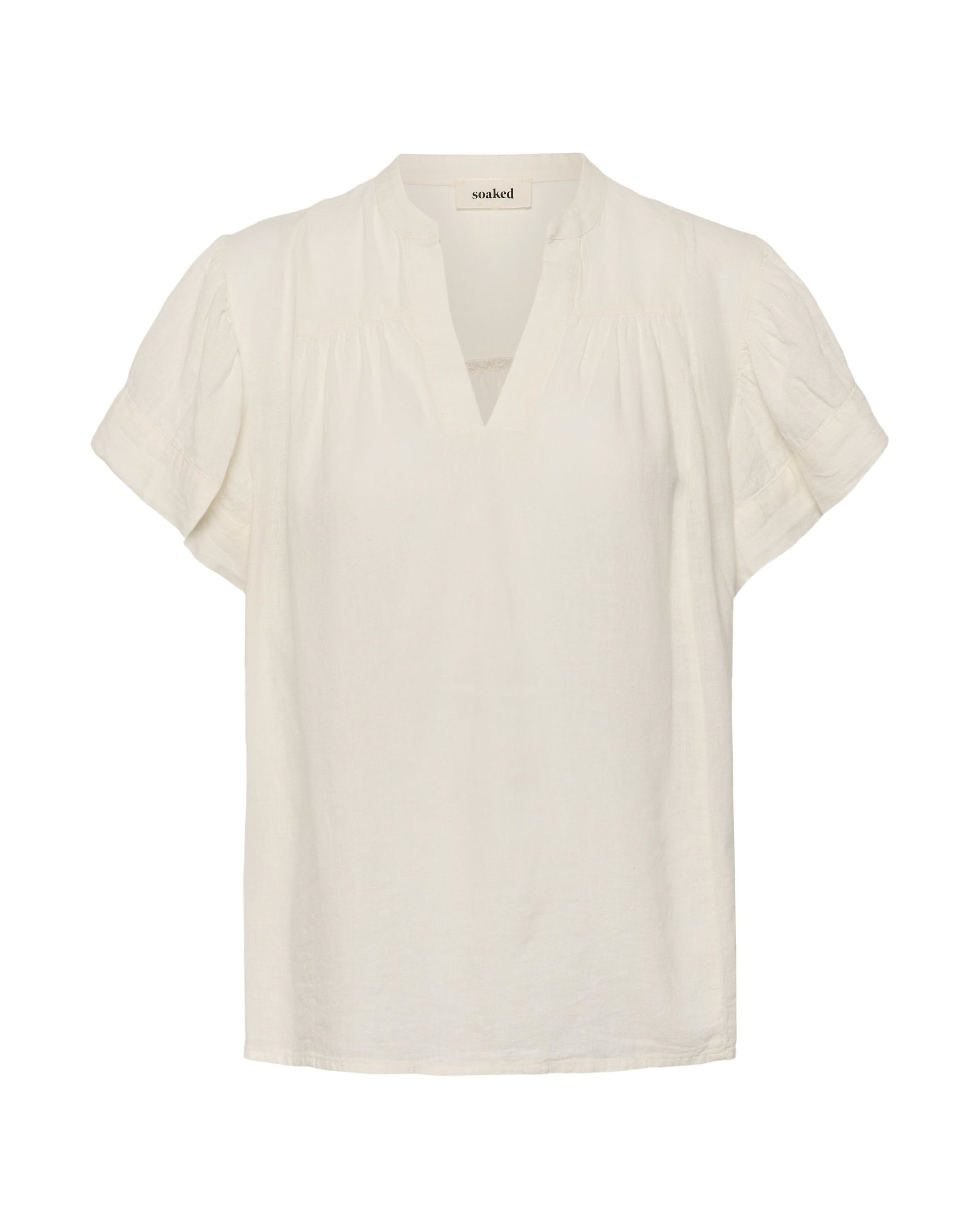 SOAKED IN LUXURY Blouse 'SLAria' in White: front