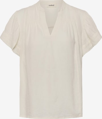 Chemisier 'SLAria' SOAKED IN LUXURY en blanc : devant