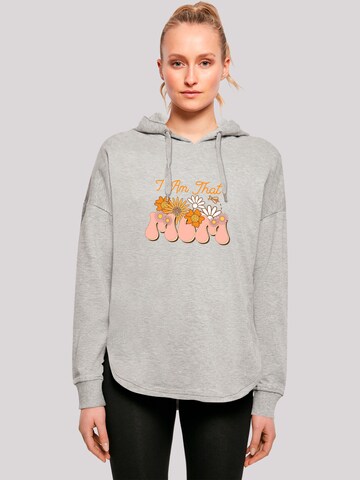 F4NT4STIC Sweatshirt in Grijs: voorkant