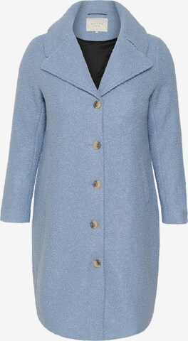 KAFFE CURVE Between-Seasons Coat 'Canni ' in Blue: front