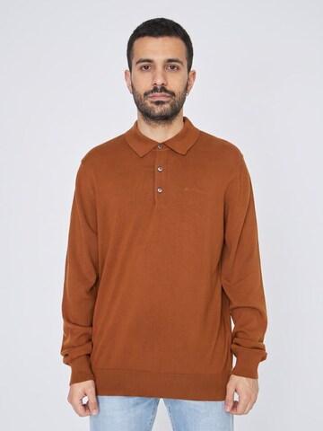 Ben Sherman Shirt 'Signature' in Brown: front