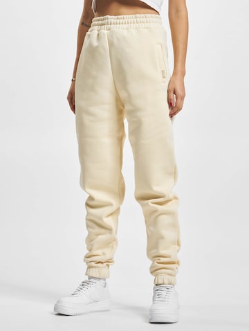 Effilé Pantalon DEF en beige : devant