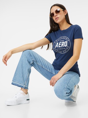 AÉROPOSTALE T-Shirt in Blau