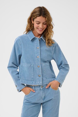 Cream Between-season jacket 'CRRafael ' in Blue: front