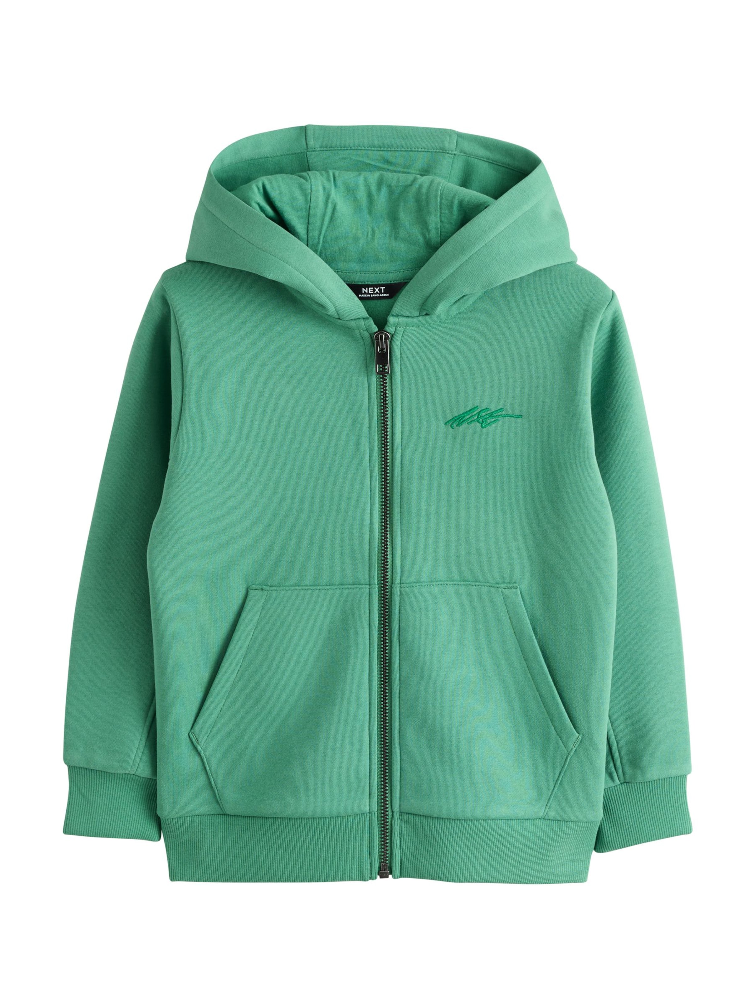 Veste de survêtement Next en vert : devant