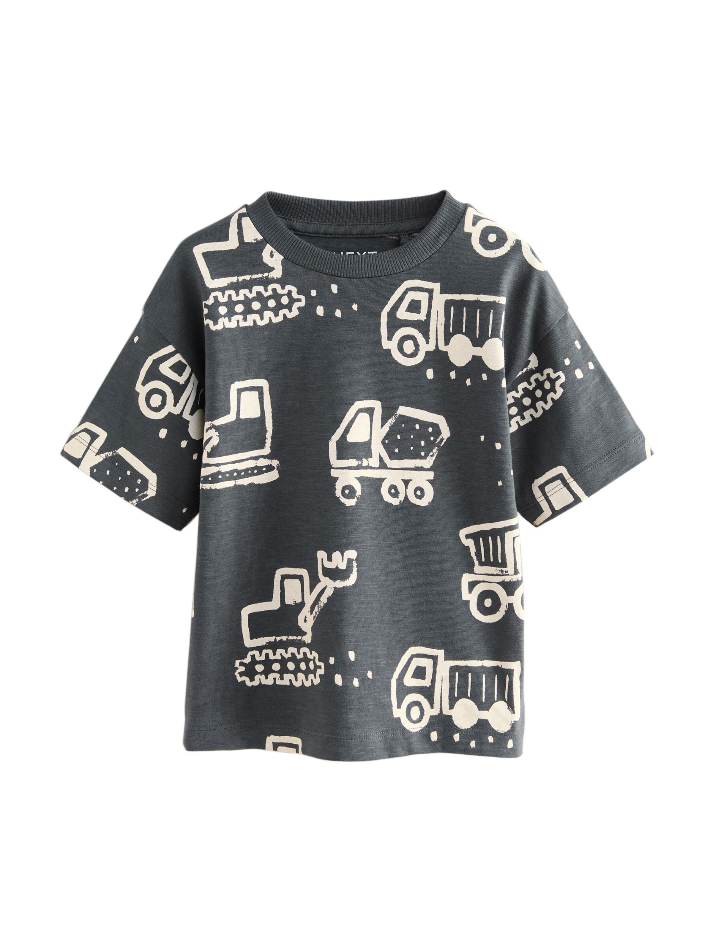 Next Shirt in Zwart: voorkant