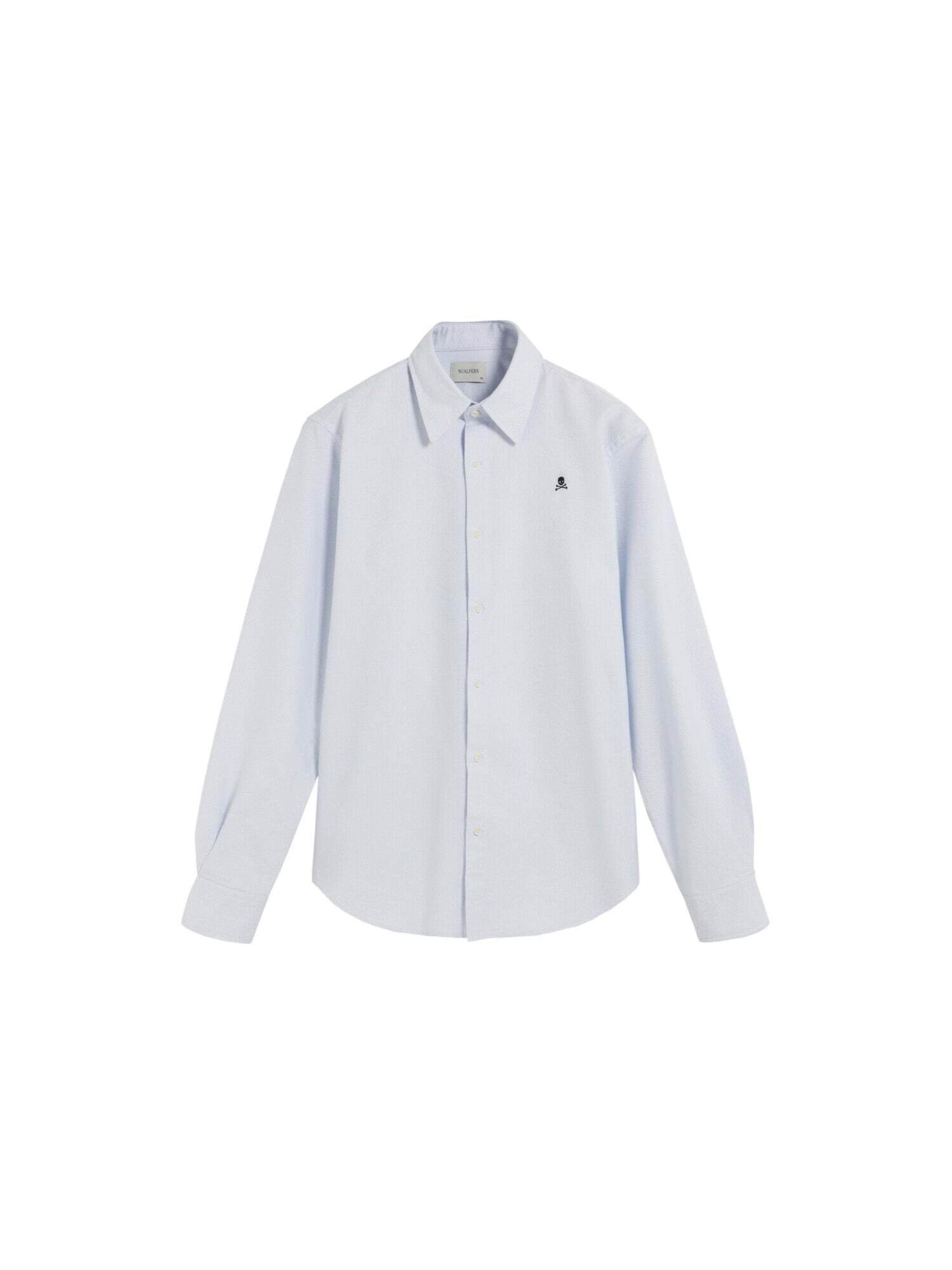 Scalpers Rovný strih Košeľa - Biela: predná strana