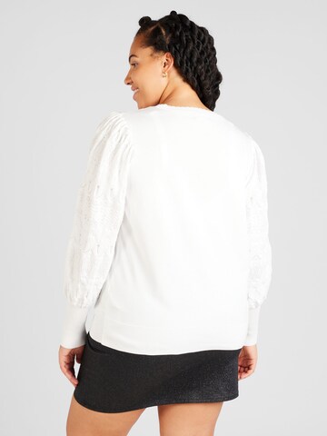 Pull-over 'MELITA' ONLY Curve en blanc