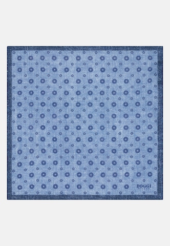 Boggi Milano Doek 'Medallion' in Blauw