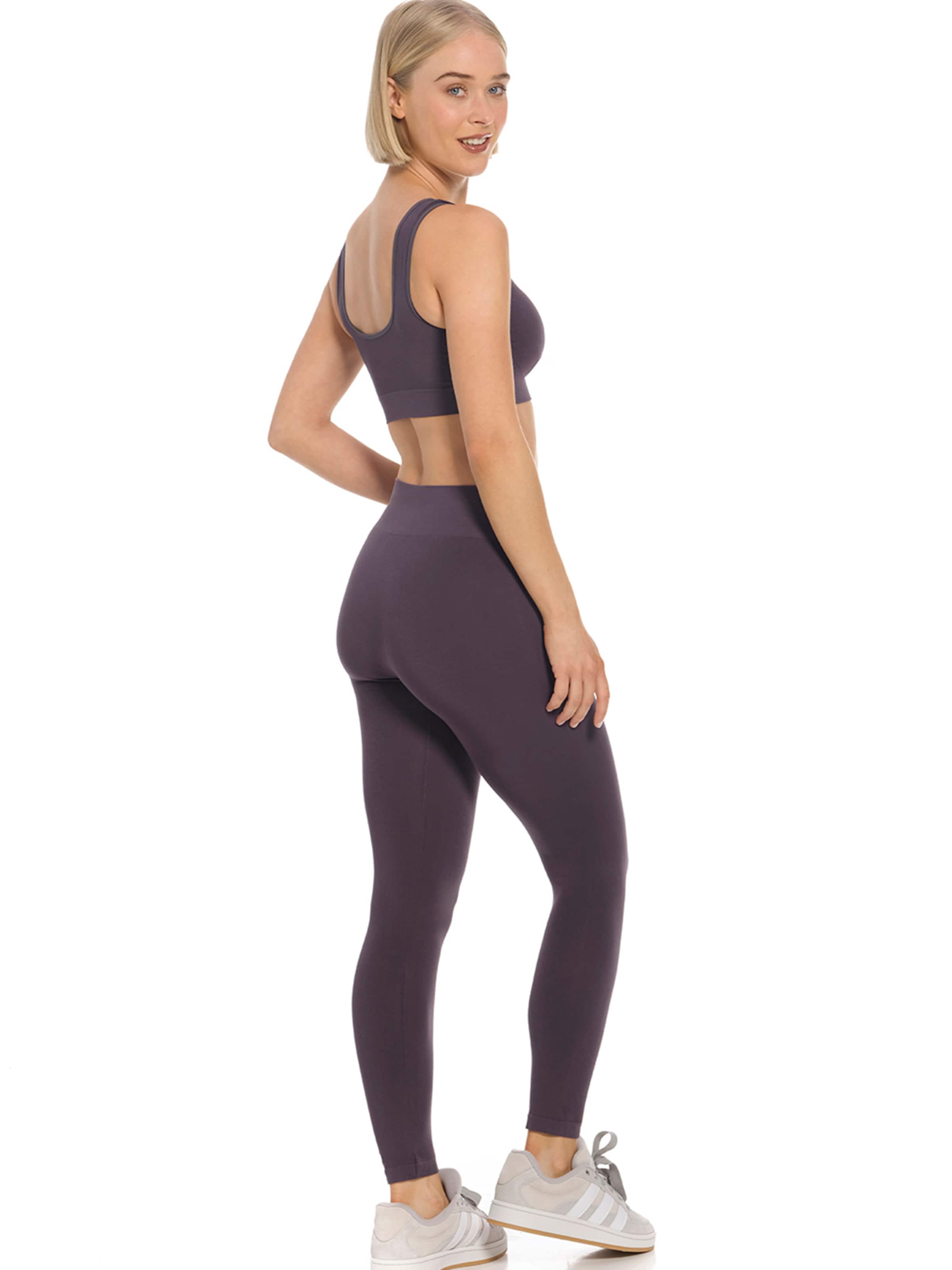 MAGIC Bodyfashion Skinny Legíny - Sivá