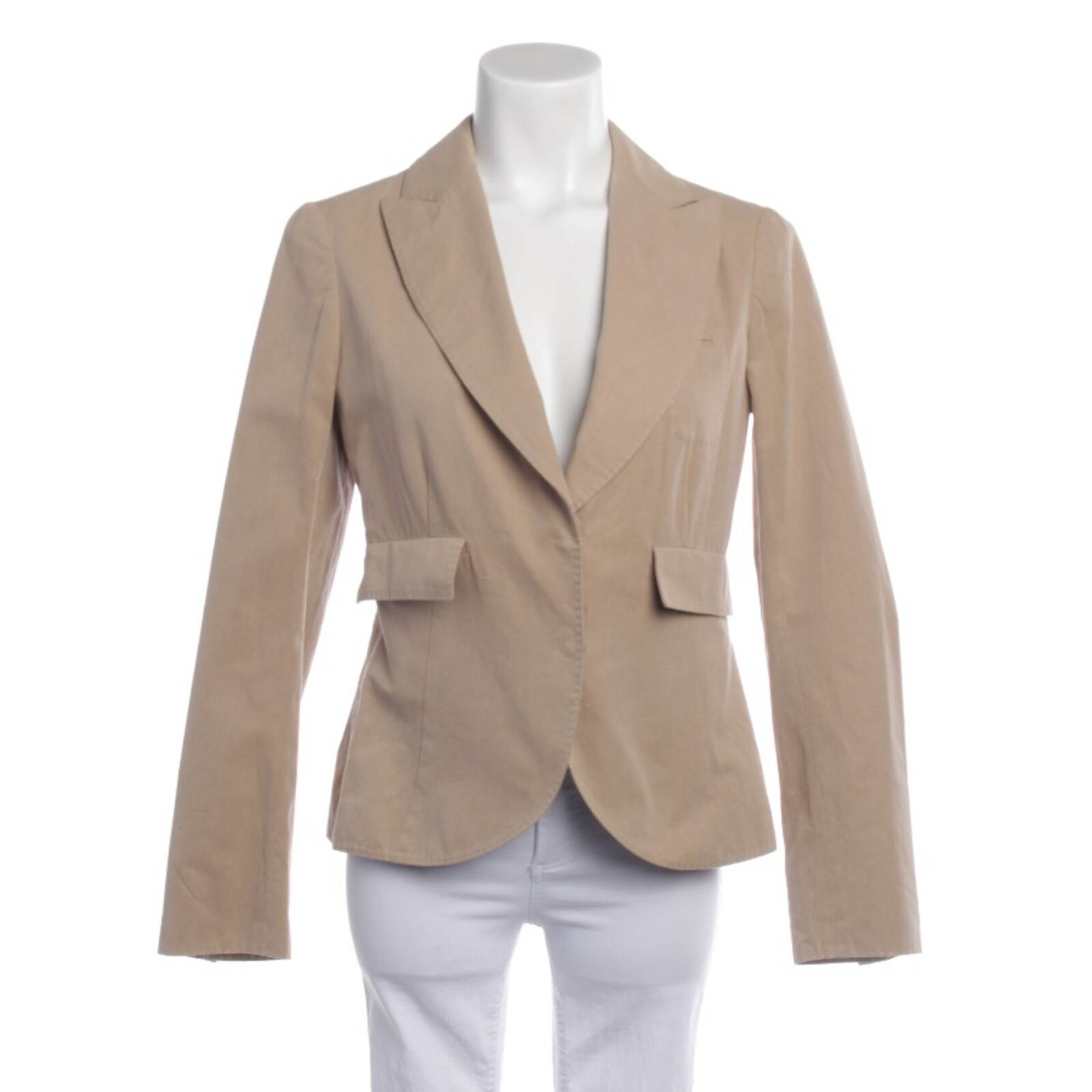Brunello Cucinelli Blazer in M in Brown: front