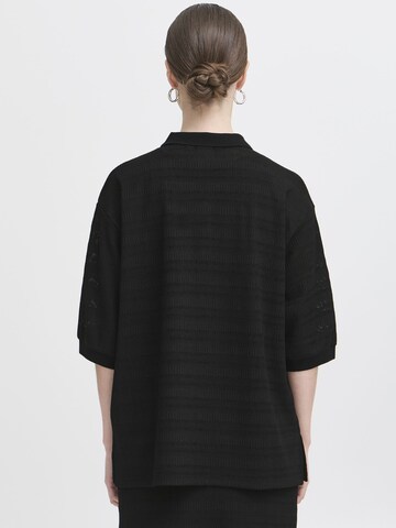 ICHI Shirt ' IXKNITTY ' in Black
