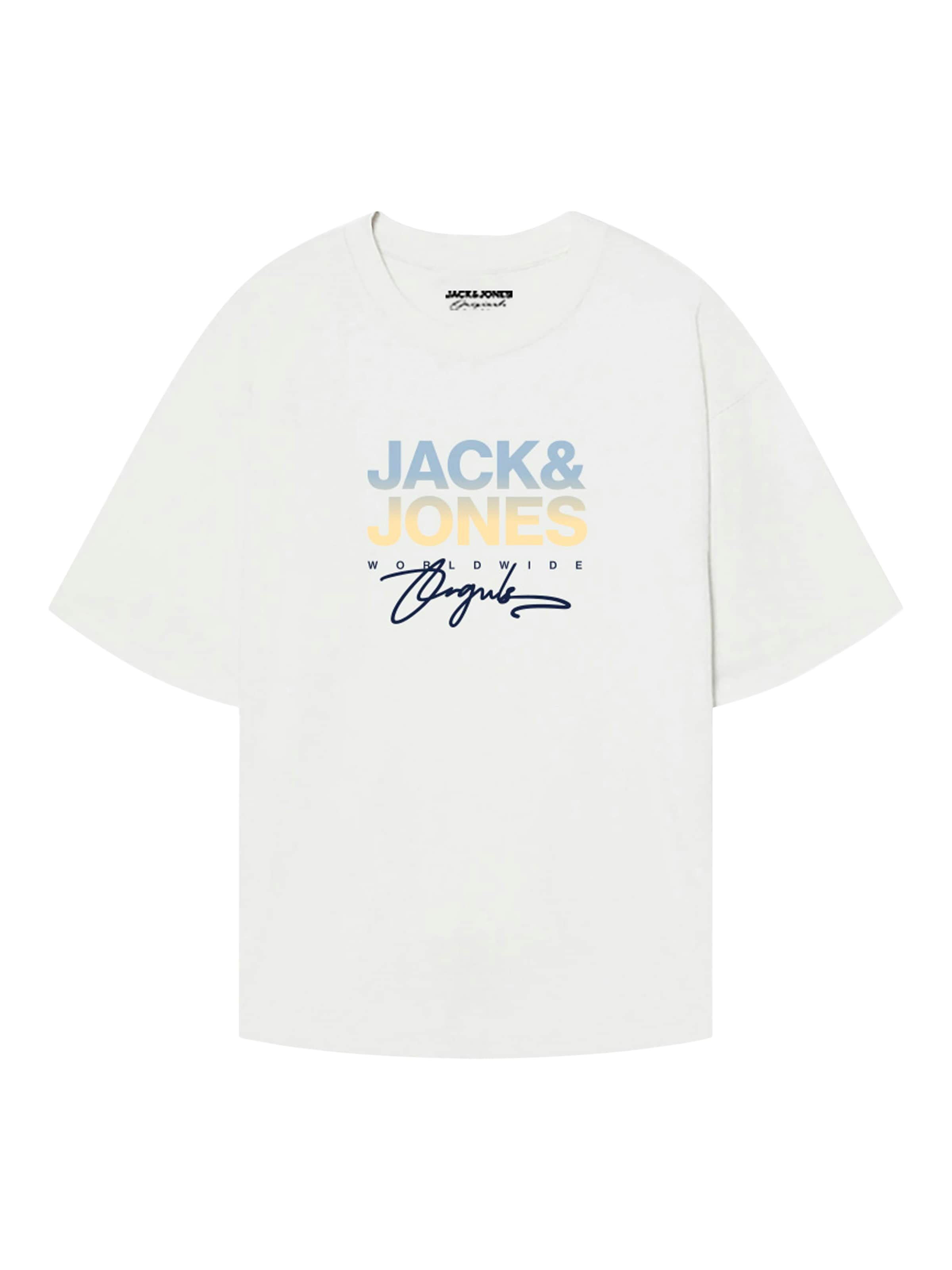 melns JACK & JONES T-Krekls 'JORCANGGU'
