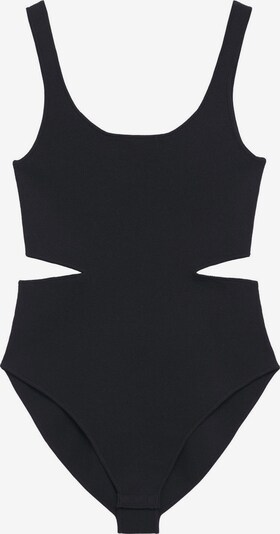 MANGO Shirtbody 'LORE' en noir, Vue avec produit