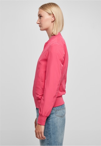 Urban Classics Between-Season Jacket in Pink