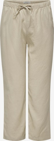 ONLY Carmakoma Regular Pants in Beige: front