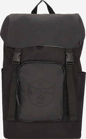 CHIEMSEE Rucksack 'Track n Day' in Schwarz: predná strana