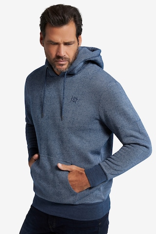 Sweat-shirt JP1880 en bleu : devant