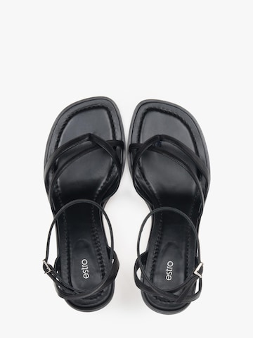 Estro Sandale '503-03'‌‌‌‌‌‌‌ in Schwarz