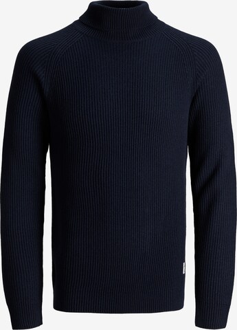 JACK & JONES Sweater 'PANNEL' in Blue: front