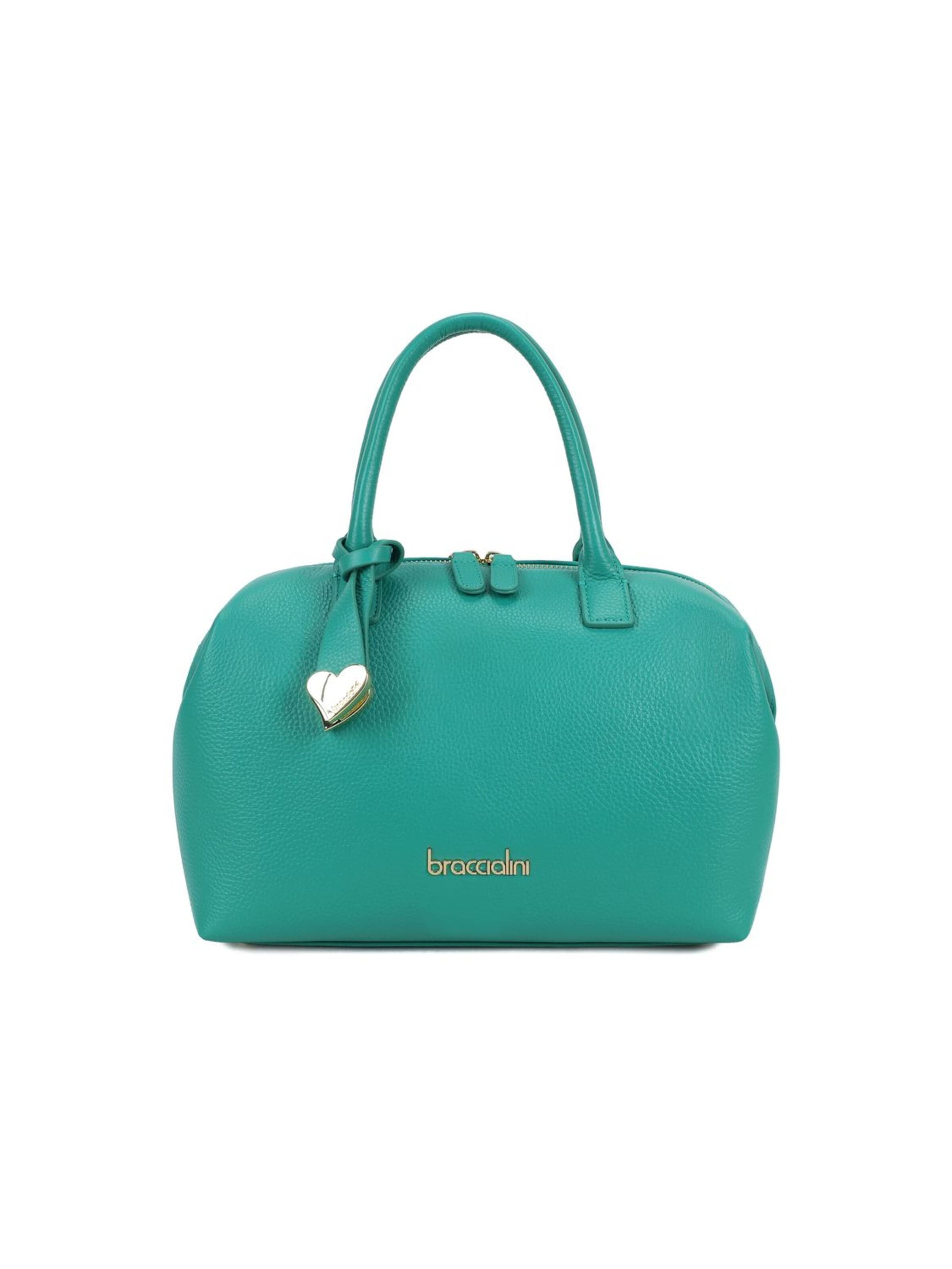 Borsa a mano 'Michelle' di Braccialini in verde: frontale