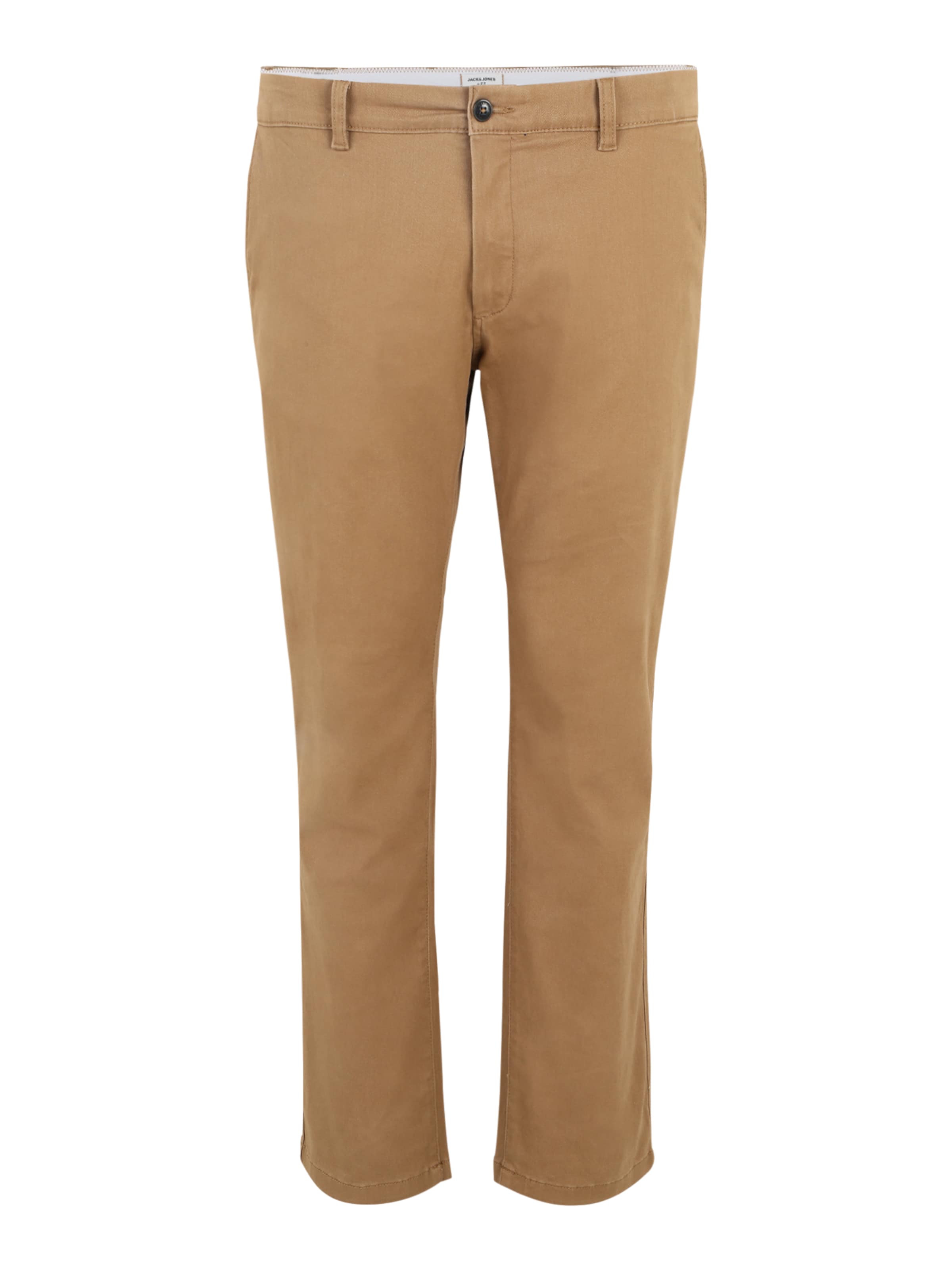 Jack & Jones Plus Slimfit Chino kalhoty 'JPSTMarco JJDave' – hnědá: přední strana