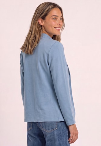 STREET ONE Basic Blazer in Unifarbe in Blau