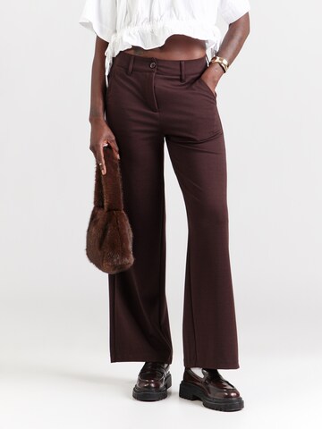 Soyaconcept Wide leg Pants 'Daniela 9' in Brown: front