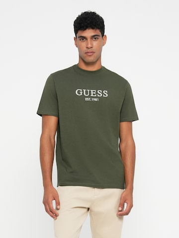 GUESS Bluser & t-shirts i grøn: forside