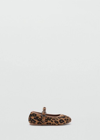 MANGO KIDS Ballet Flats 'Leopb' in Brown