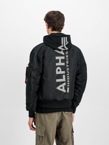 ALPHA INDUSTRIES Between-Season Jacket 'MA-1 ZH' in Black