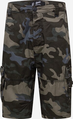 Pantalon cargo Brandit en vert : devant