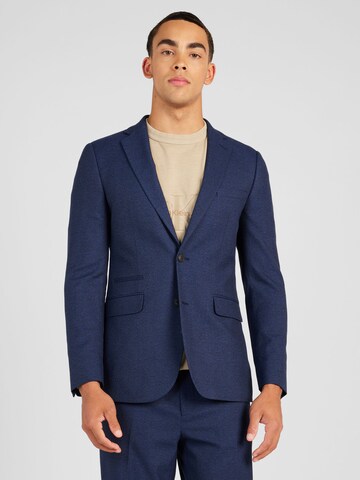 Coupe regular Veste de costume BURTON MENSWEAR LONDON en bleu : devant