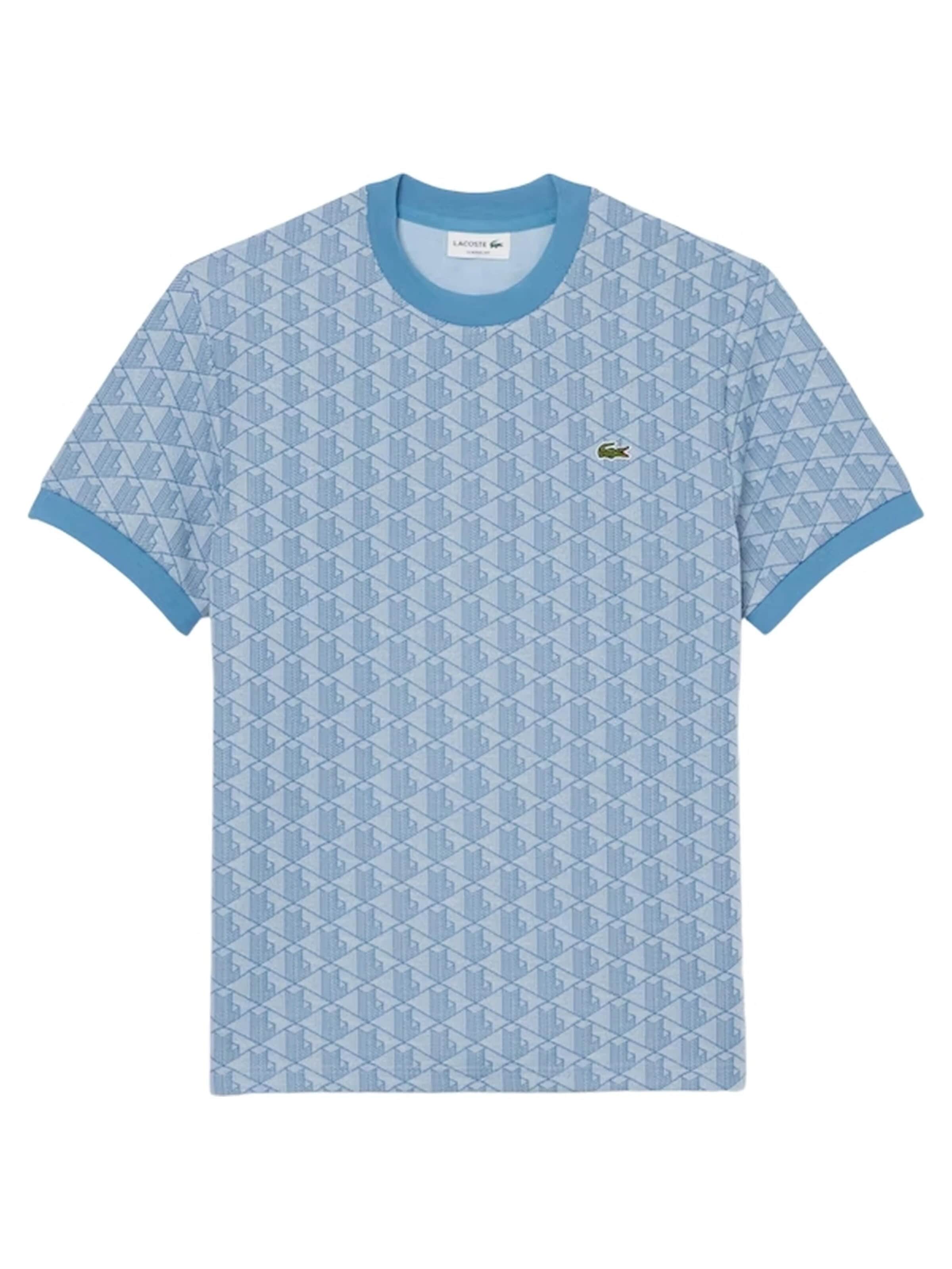 LACOSTE Tričko 'Camiseta' – modrá: přední strana