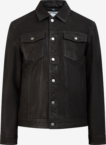 DreiMaster VintagePrijelazna jakna - crna boja: prednji dio