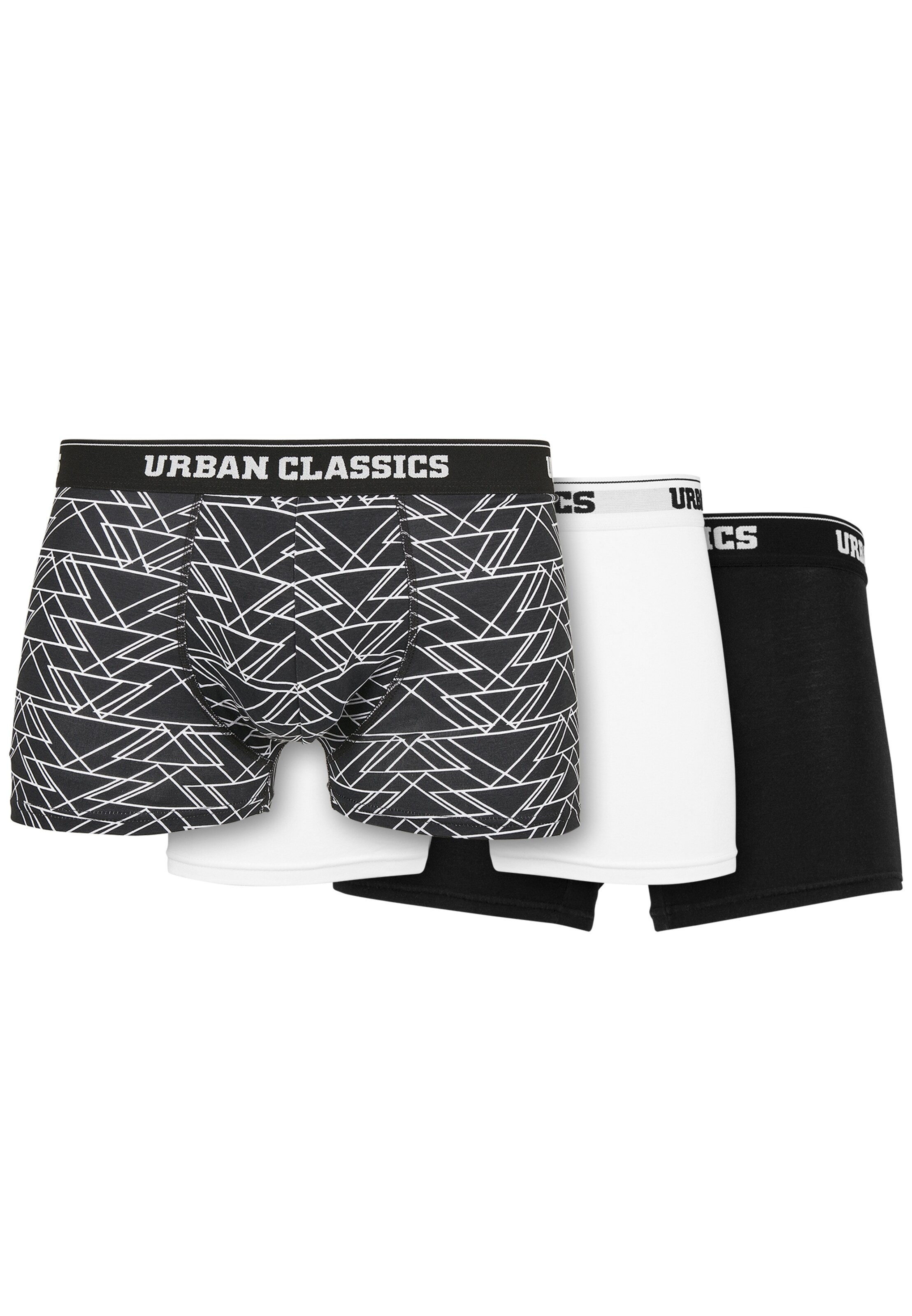 Urban Classics Boxershorts in Schwarz: Vorderseite