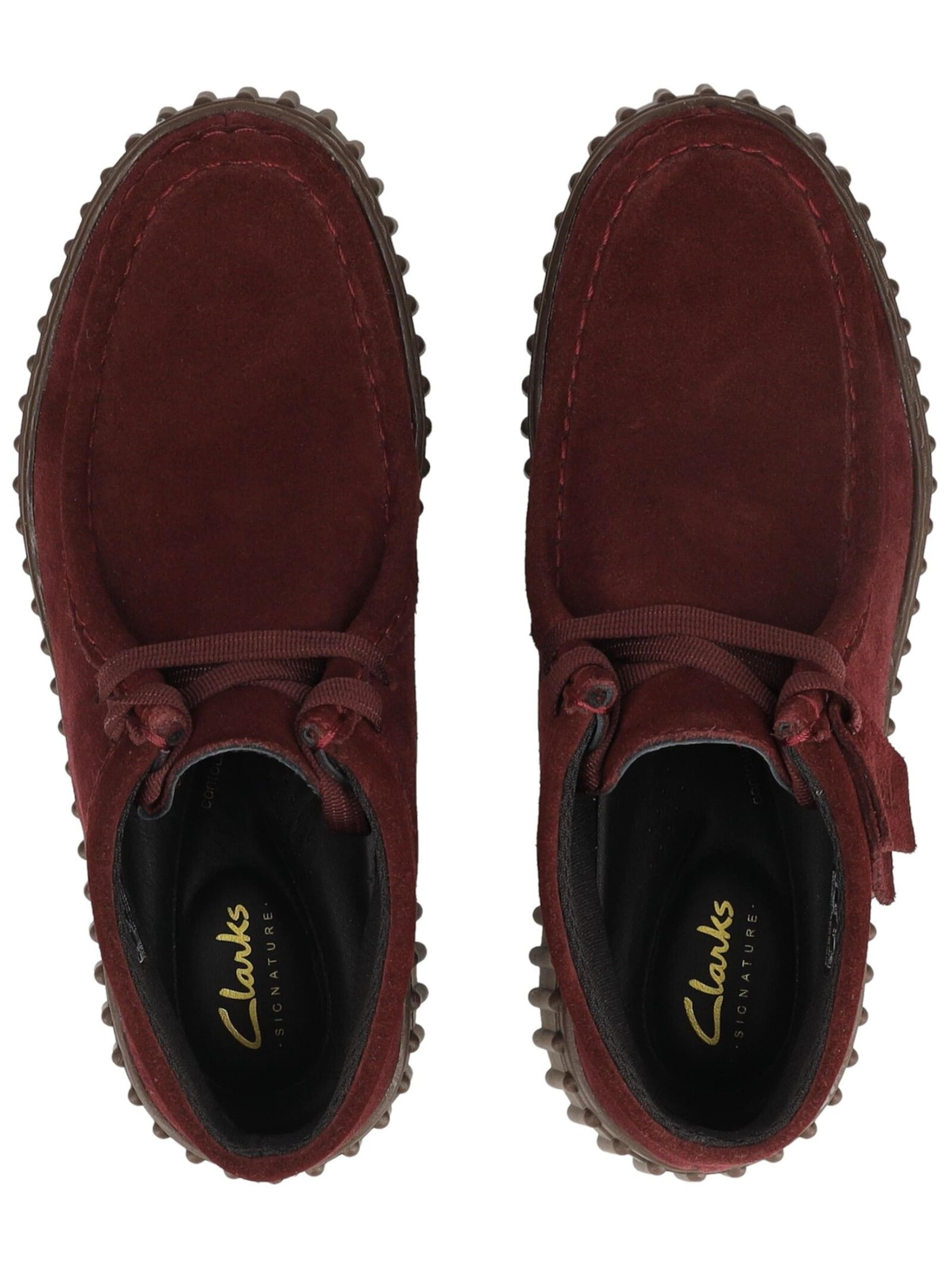 CLARKS Lace-up bootie in Red