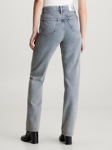 Calvin Klein Jeans - Regular Calças de ganga 'HIGH RISE STRAIGHT' em azul