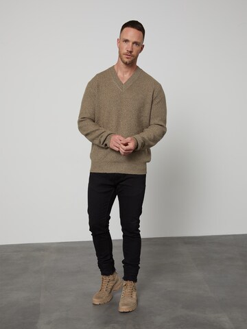 Pull-over 'Dylan' DAN FOX APPAREL en marron