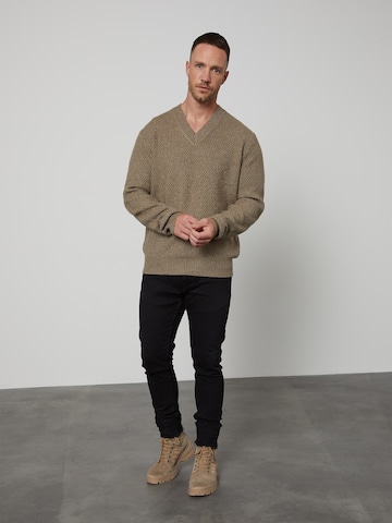 Pull-over 'Dylan' DAN FOX APPAREL en marron