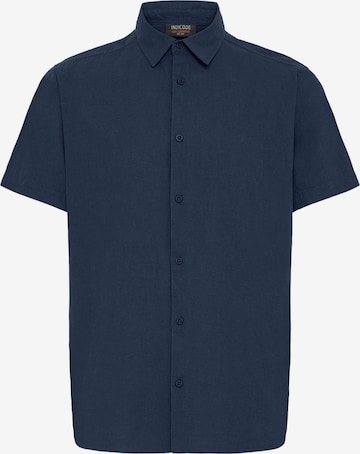 Camicia 'Monk' di INDICODE JEANS in blu: frontale