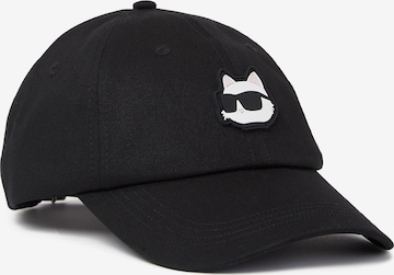 Karl Lagerfeld Cap in Black: front