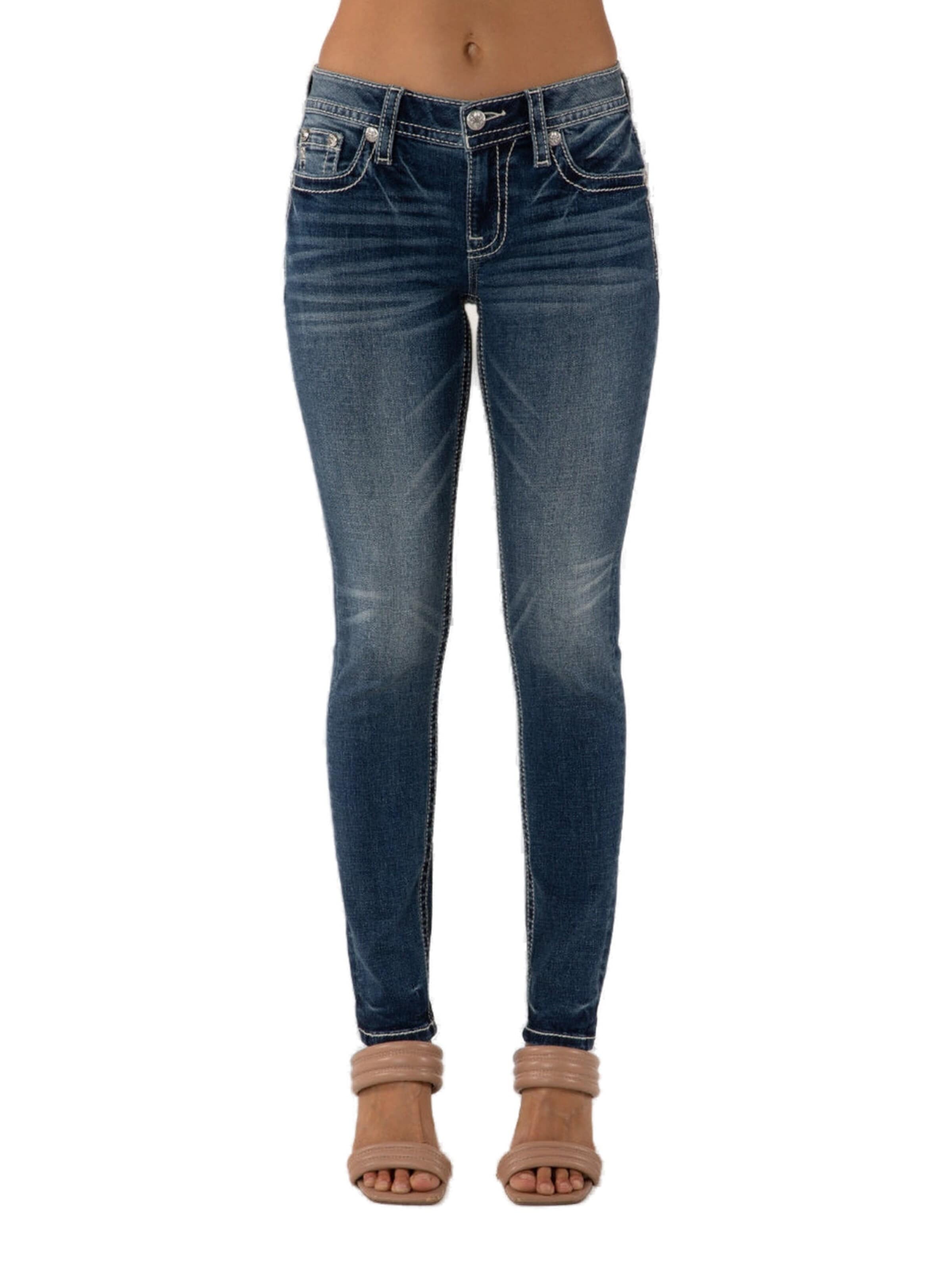 Miss Me Skinny Jeans 'M992 Mid-Rise Skinny Jeans' in Blue