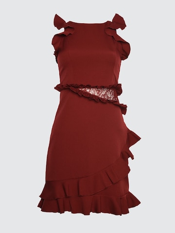 Trendyol Коктейльное платье в Красный