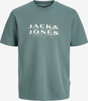 JACK & JONES Shirt 'Jack & Jones - Heren t-shirt' in Groen: voorkant